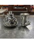 Pot Still Pewter Flask Large