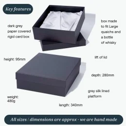 Box To Take Large Quaich & Bottle