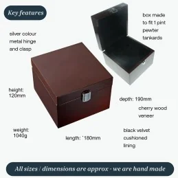 Wooden Tankard Presentation Box
