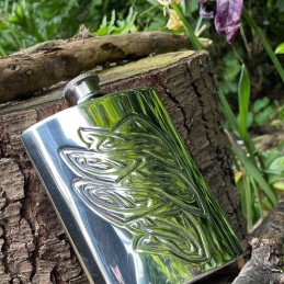 Knox Pewter Kidney Hip Flask