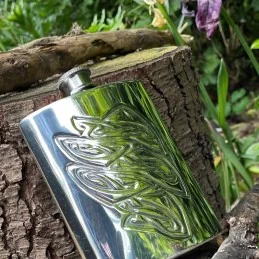 Knox Pewter Kidney Hip Flask