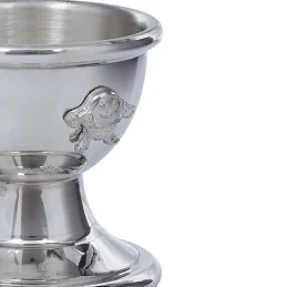 Humpty Dumpty Pewter Egg Cup and Spoon