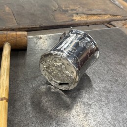 Owl and Cat Pewter Money Box