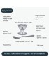 Teddy Bear Pewter Egg Cup and Spoon