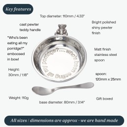 Teddy Bear Porringer