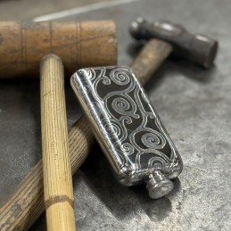 Tree of Life Pewter Pocket Flask 3oz