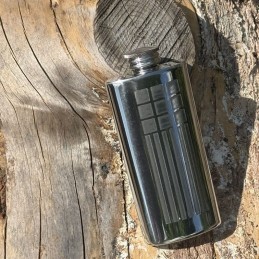 Charles Rennie Mackintosh Pewter Purse Flask 2oz