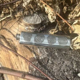 Charles Rennie Mackintosh Pewter Purse Flask 3oz