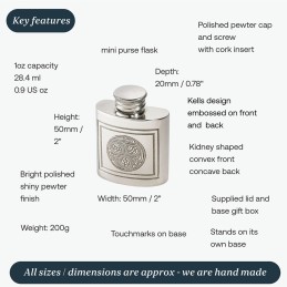 Kells Purse Flask 1oz