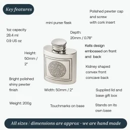 Kells Purse Flask 1oz
