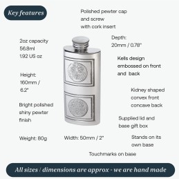 Kells Purse Flask 2oz