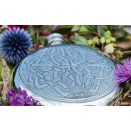 Celtic Design Pewter Sporran Flask