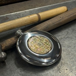 Celtic Gold Pewter Sporran Flask