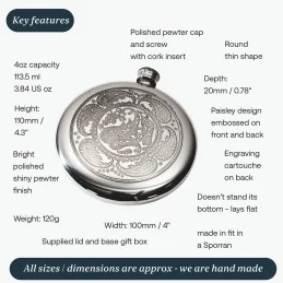 Paisley Sporran Flask