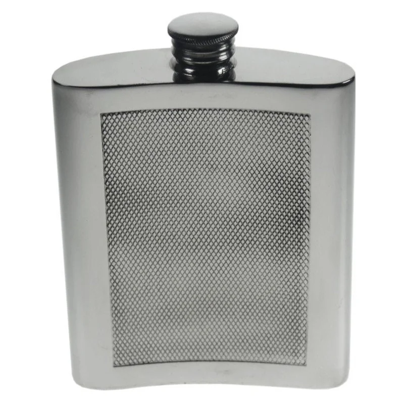 Barley Kidney Hip Flask 6oz
