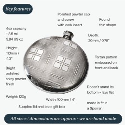 Tartan Sporran Flask