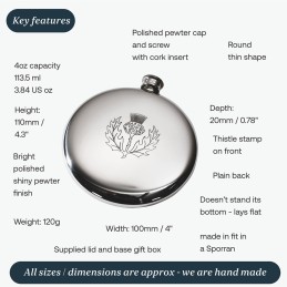 Thistle Sporran Flask