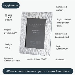 Hammered Photo Frame