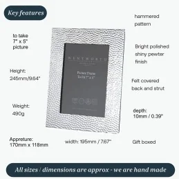 Hammered Photo Frame