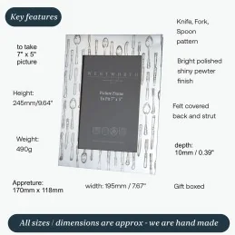 Knife Fork Spoon Photo Frame