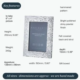 Hammered Photo Frame