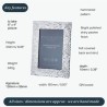 Hammered Pewter Photo Frame Medium