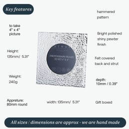 Hammered Photo Frame