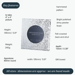 Hammered Photo Frame