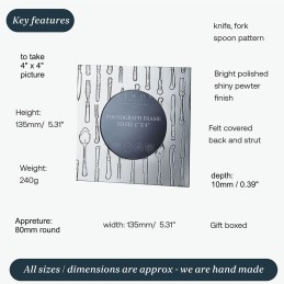 Knife Fork Spoon Photo Frame