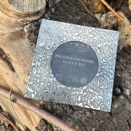 Love Skull Pewter Photo Frame Small