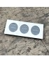 Plain Triple Pewter Photo Frame