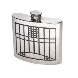 Charles Rennie Mackintosh Kidney Hip Flask