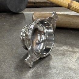 Plain Small Pewter Quaich