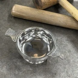 Plain Standard Pewter Quaich