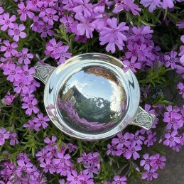 Celtic Silver Plated Quaich (3 inch)