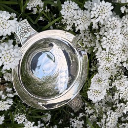 Celtic Silver Plated Quaich (5 inch)