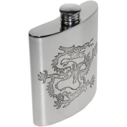 Chinese Dragon Kidney Hip Flask
