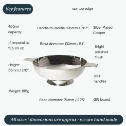 Silver Plated Quaich (5 inch)