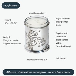 Acanthus Candle Votive