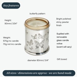 Butterfly Candle Votive