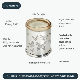 Butterfly Candle Votive