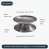 Medieval Antique Finish Pewter Candle Holder