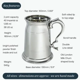 Old London Tankard 2 Pint