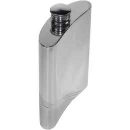 Diagonal Stripe Kidney Hip Flask