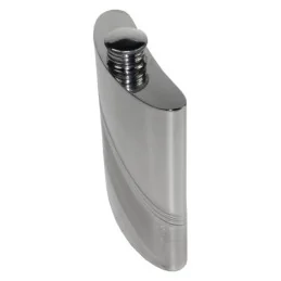 Diagonal Stripe Kidney Hip Flask