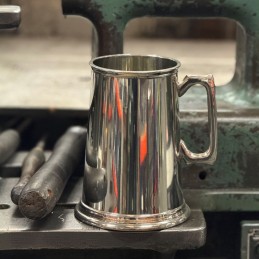 	Plain Pewter Tankard 4 Pint
