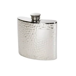 Hammered Kidney Flask 4oz