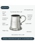 Celtic Quarter Pint Pewter Mug