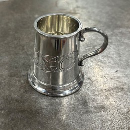 Celtic Pewter Mug – Timeless Engravable Christening Gift