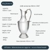 Claret Pewter Jug Medium